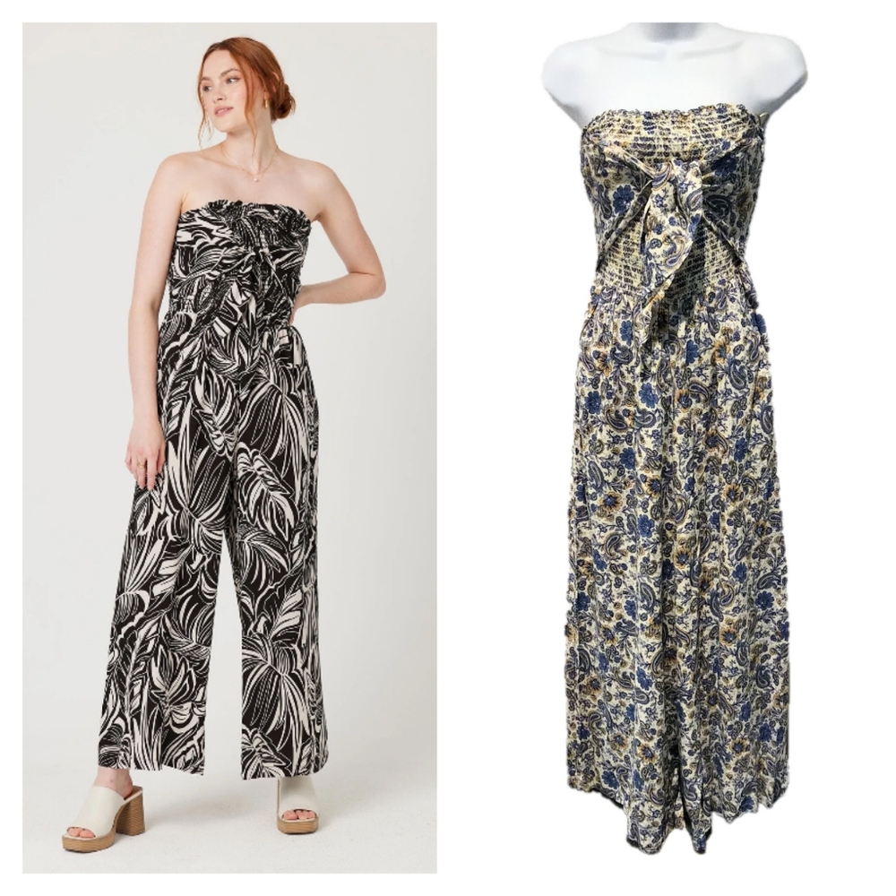 NWT Patrons of Peace Hacienda Jumpsuit - Cornflower Blue